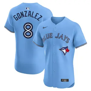 Alex Gonzalez Toronto Blue Jays Elite Powder Alternate Jersey - Blue