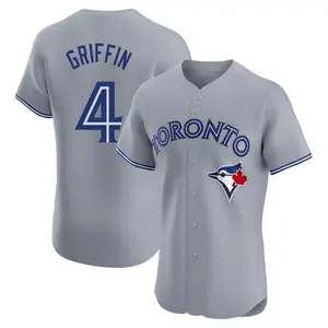 Alfredo Griffin Toronto Blue Jays Elite Road Jersey - Gray