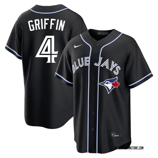 Alfredo Griffin Toronto Blue Jays Replica Fashion Out Jersey - Black