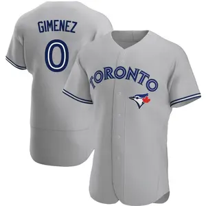 Andres Gimenez Toronto Blue Jays Authentic Road Jersey - Gray