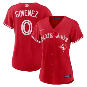 Andres Gimenez Toronto Blue Jays Women's Replica Canada Day Jersey - Red