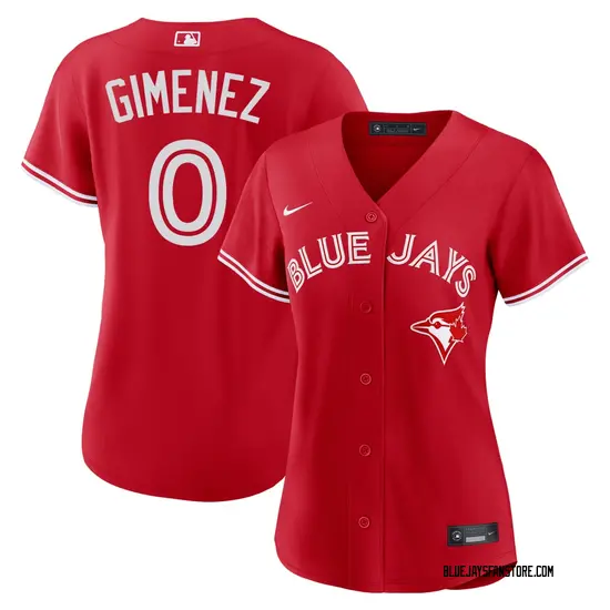 Andres Gimenez Toronto Blue Jays Women's Replica Canada Day Jersey - Red