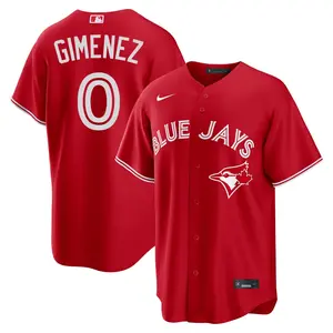 Andres Gimenez Toronto Blue Jays Youth Replica Canada Day Jersey - Red