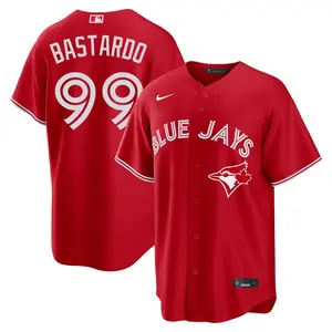 Angel Bastardo Toronto Blue Jays Replica Canada Day Jersey - Red