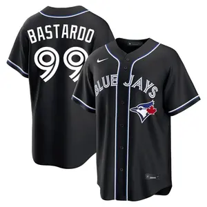 Angel Bastardo Toronto Blue Jays Replica Fashion Out Jersey - Black