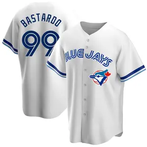 Angel Bastardo Toronto Blue Jays Youth Replica Home Cooperstown Collection Jersey - White