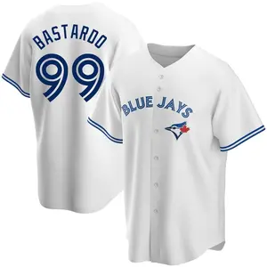 Angel Bastardo Toronto Blue Jays Youth Replica Home Jersey - White
