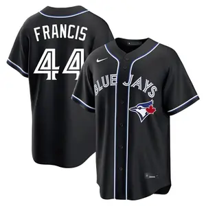 Bowden Francis Toronto Blue Jays Replica Fashion Out Jersey - Black
