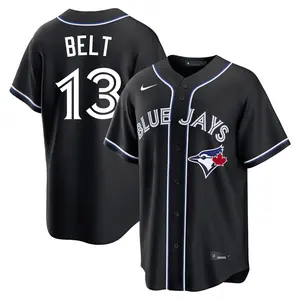 Brandon Belt Toronto Blue Jays Replica Fashion Out Jersey - Black