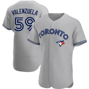 Brandon Valenzuela Toronto Blue Jays Authentic Road Jersey - Gray