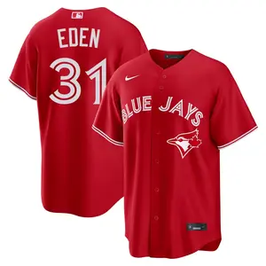 Cam Eden Toronto Blue Jays Youth Replica Canada Day Jersey - Red
