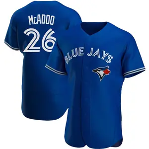 Charles McAdoo Toronto Blue Jays Authentic Alternate Jersey - Royal