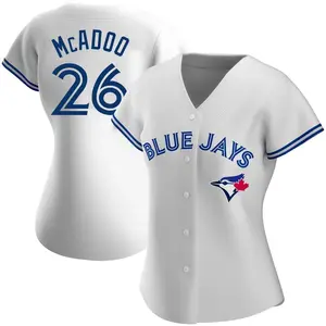 Charles McAdoo Toronto Blue Jays Women's Authentic Home Jersey - White