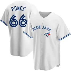 Cody Ponce Toronto Blue Jays Replica Home Jersey - White
