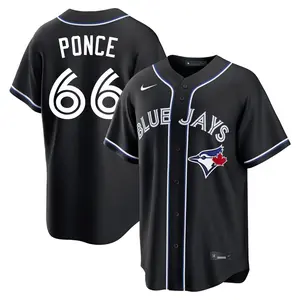 Cody Ponce Toronto Blue Jays Youth Replica Fashion Out Jersey - Black