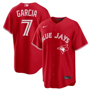 Damaso Garcia Toronto Blue Jays Replica Canada Day Jersey - Red