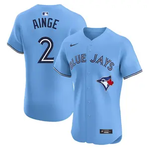 Danny Ainge Toronto Blue Jays Elite Powder Alternate Jersey - Blue