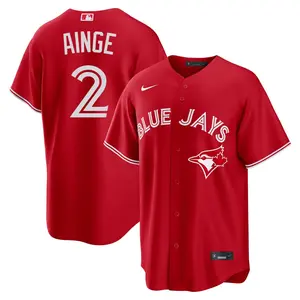 Danny Ainge Toronto Blue Jays Youth Replica Canada Day Jersey - Red