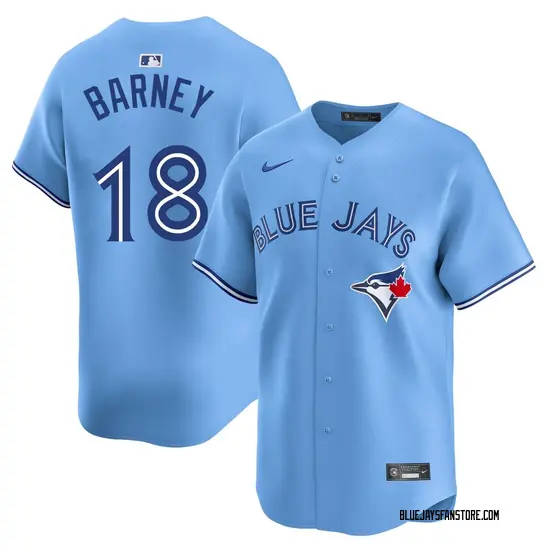 Darwin Barney Toronto Blue Jays Limited Powder Alternate Jersey - Blue