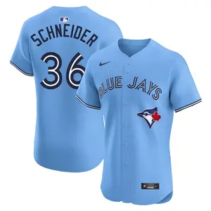 Davis Schneider Toronto Blue Jays Elite Powder Alternate Jersey - Blue
