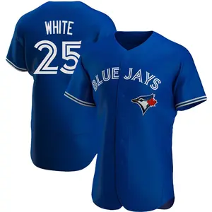 Devon White Toronto Blue Jays Authentic Royal Alternate Jersey - White