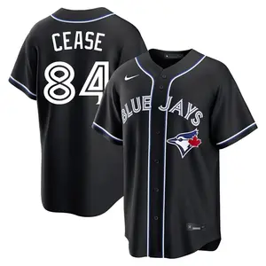 Dylan Cease Toronto Blue Jays Youth Replica Fashion Out Jersey - Black