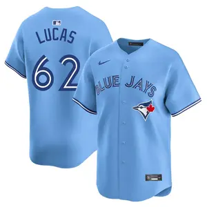 Easton Lucas Toronto Blue Jays Youth Limited Powder Alternate Jersey - Blue