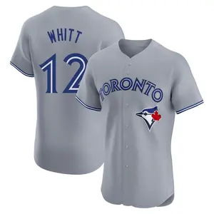 Ernie Whitt Toronto Blue Jays Elite Road Jersey - Gray