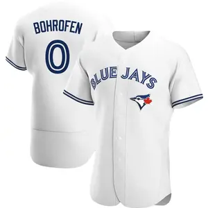 Jace Bohrofen Toronto Blue Jays Authentic Home Jersey - White