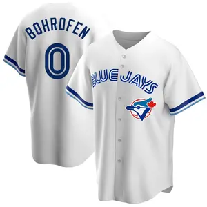 Jace Bohrofen Toronto Blue Jays Replica Home Cooperstown Collection Jersey - White