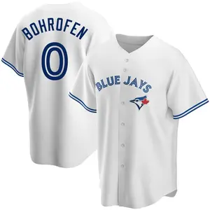 Jace Bohrofen Toronto Blue Jays Replica Home Jersey - White