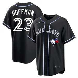 Jeff Hoffman Toronto Blue Jays Replica Fashion Out Jersey - Black