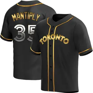 Joe Mantiply Toronto Blue Jays Replica Alternate Jersey - Black Golden