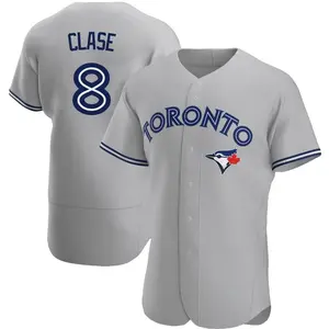 Jonatan Clase Toronto Blue Jays Authentic Road Jersey - Gray