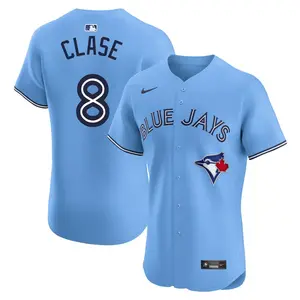 Jonatan Clase Toronto Blue Jays Elite Powder Alternate Jersey - Blue
