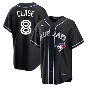 Jonatan Clase Toronto Blue Jays Youth Replica Fashion Out Jersey - Black