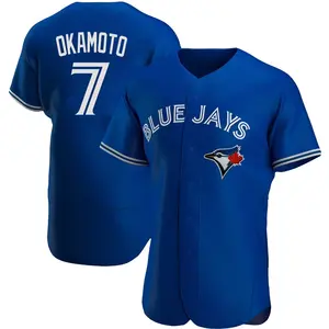 Kazuma Okamoto Toronto Blue Jays Authentic Alternate Jersey - Royal