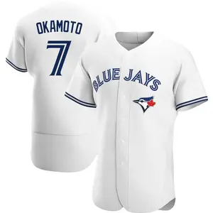 Kazuma Okamoto Toronto Blue Jays Authentic Home Jersey - White