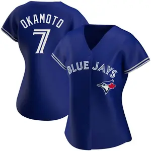 Kazuma Okamoto Toronto Blue Jays Women's Replica Alternate Jersey - Royal