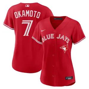 Kazuma Okamoto Toronto Blue Jays Women's Replica Canada Day Jersey - Red