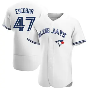Kelvim Escobar Toronto Blue Jays Authentic Home Jersey - White