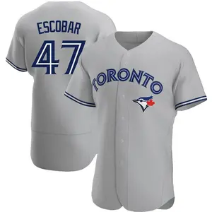 Kelvim Escobar Toronto Blue Jays Authentic Road Jersey - Gray