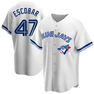 Kelvim Escobar Toronto Blue Jays Youth Replica Home Cooperstown Collection Jersey - White