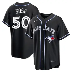 Lenyn Sosa Toronto Blue Jays Replica Fashion Out Jersey - Black