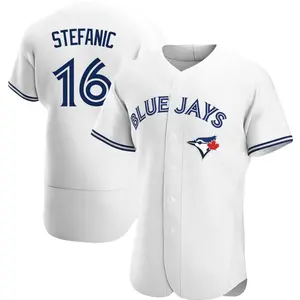 Michael Stefanic Toronto Blue Jays Authentic Home Jersey - White