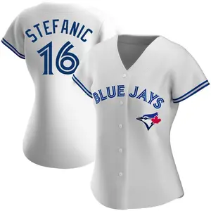 Michael Stefanic Toronto Blue Jays Women's Replica Home Jersey - White