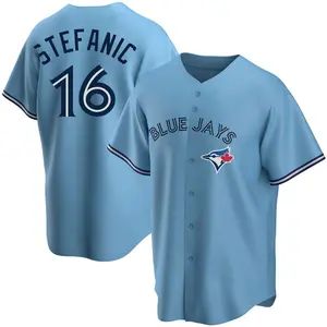 Michael Stefanic Toronto Blue Jays Youth Replica Powder Alternate Jersey - Blue