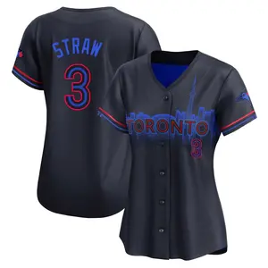 Myles Straw Toronto Blue Jays Women's Limited 2024 City Connect Jersey - Black