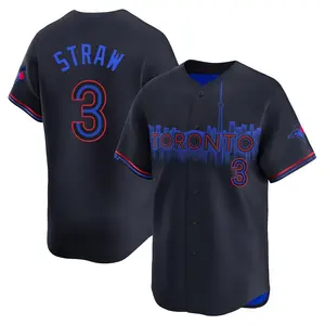 Myles Straw Toronto Blue Jays Youth Limited 2024 City Connect Jersey - Black