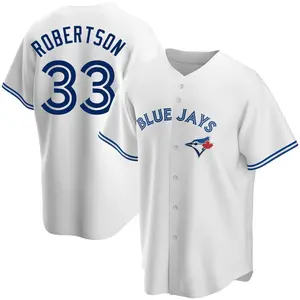 Nick Robertson Toronto Blue Jays Youth Replica Home Jersey - White